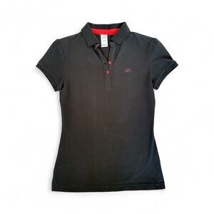 Helly Hansen Women Polo shirt Black with coral accents Medium